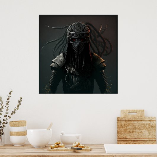 Poster Warrior Fantasy (Keuken)