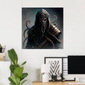 Poster Warrior Fantasy (Thuiskantoor)