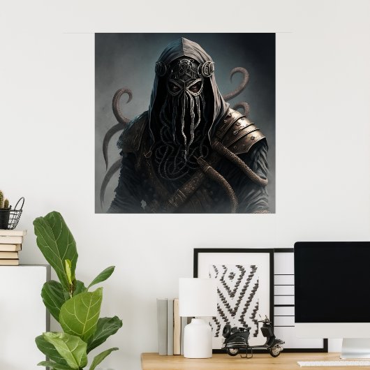 Poster Warrior Fantasy (Thuiskantoor)