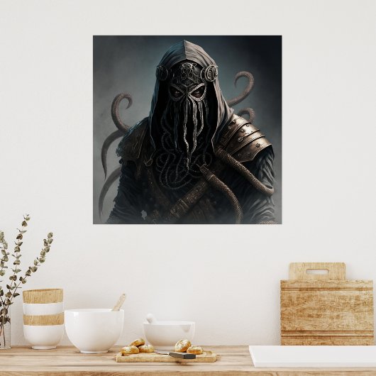 Poster Warrior Fantasy (Keuken)
