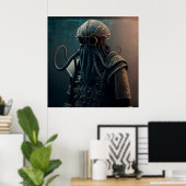 Poster Warrior Fantasy (Thuiskantoor)