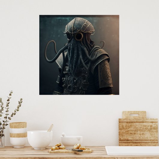 Poster Warrior Fantasy (Keuken)