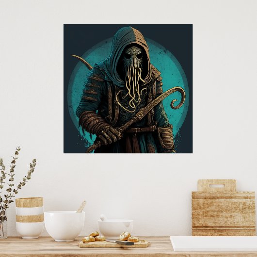 Poster Warrior Fantasy (Keuken)