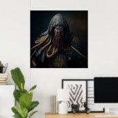 Poster Warrior Fantasy (Thuiskantoor)