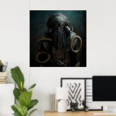 Poster Warrior Fantasy (Thuiskantoor)