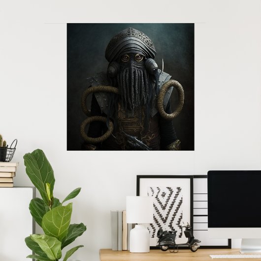 Poster Warrior Fantasy (Thuiskantoor)