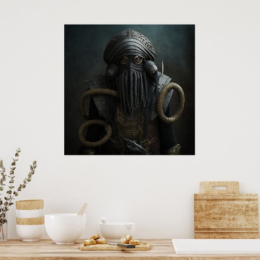 Poster Warrior Fantasy (Keuken)