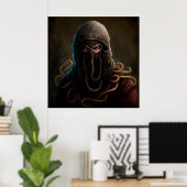 Poster Warrior Fantasy (Thuiskantoor)