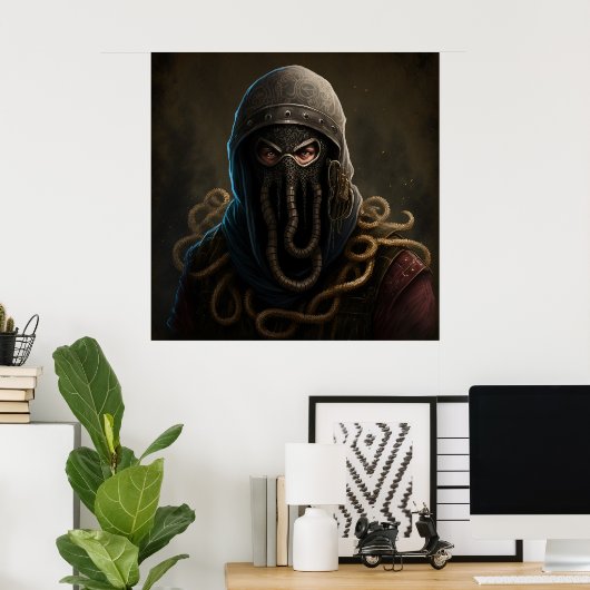 Poster Warrior Fantasy (Thuiskantoor)