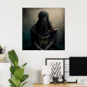 Poster Warrior Fantasy (Thuiskantoor)