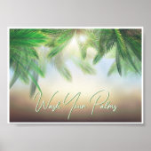 Poster - Was uw handpalmen (Voorkant)