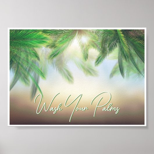 Poster - Was uw handpalmen (Voorkant)