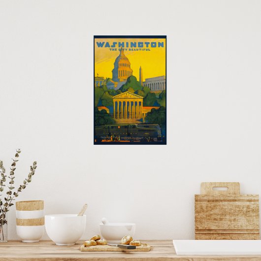 Poster Washington DC (Keuken)