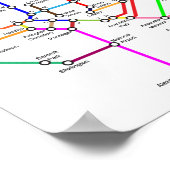 Poster Washington DC Bike Map (Hoek)