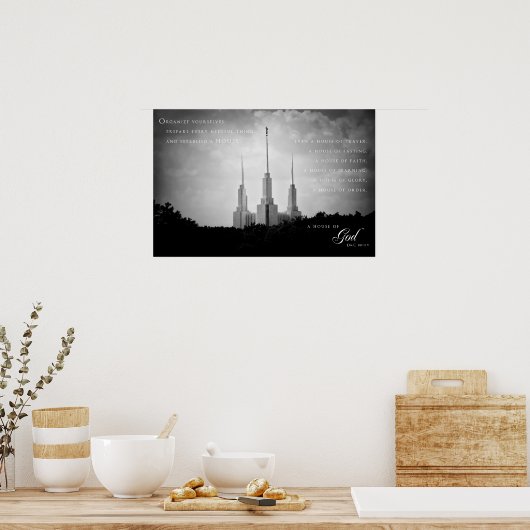 Poster - Washington DC LDS Temple 3 (Keuken)