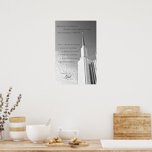 Poster - Washington DC LDS Temple 4 (Keuken)