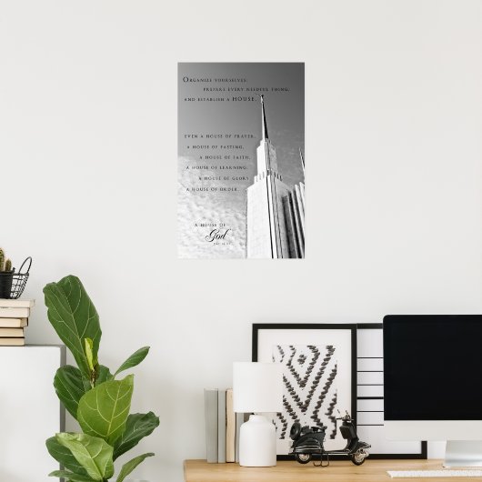 Poster - Washington DC LDS Temple 4 (Thuiskantoor)