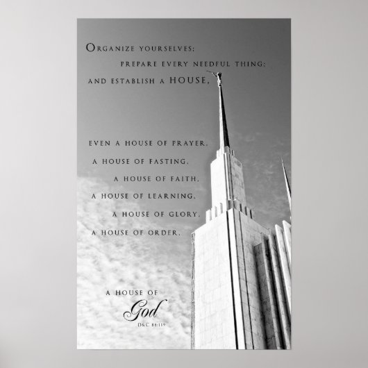 Poster - Washington DC LDS Temple 4 (Voorkant)