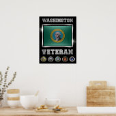 Poster Washington Veteran (Keuken)