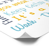 Poster waskamerregels (Hoek)