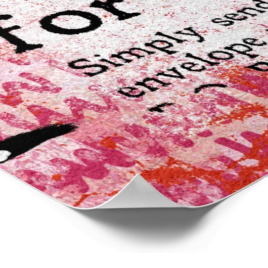 Poster wasmachine - Funny Vintage Ad (Hoek)