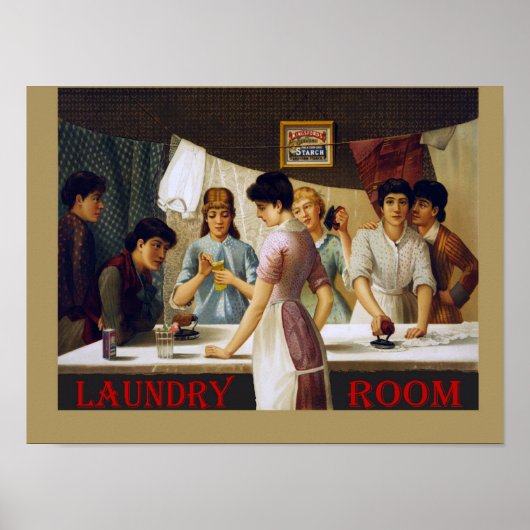 Poster  wasruimte (Voorkant)