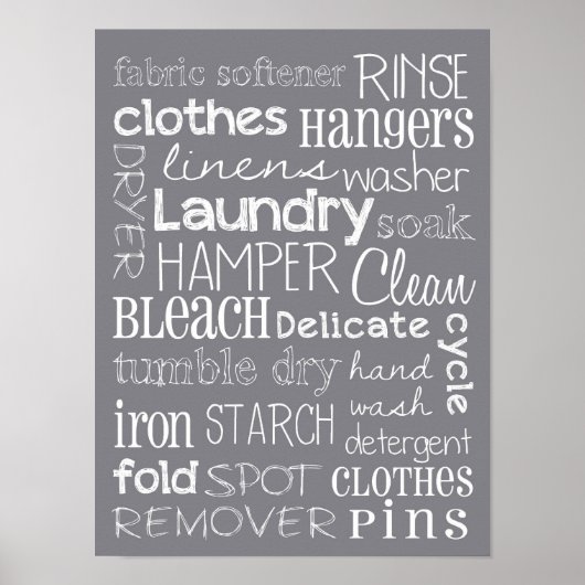 Poster wasruimte (Voorkant)