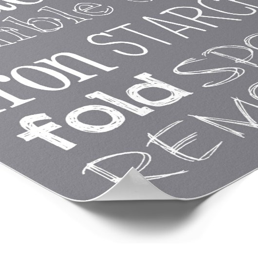 Poster wasruimte (Hoek)