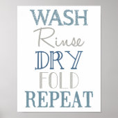 Poster wasruimte subway art (Voorkant)