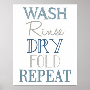 Poster wasruimte subway art