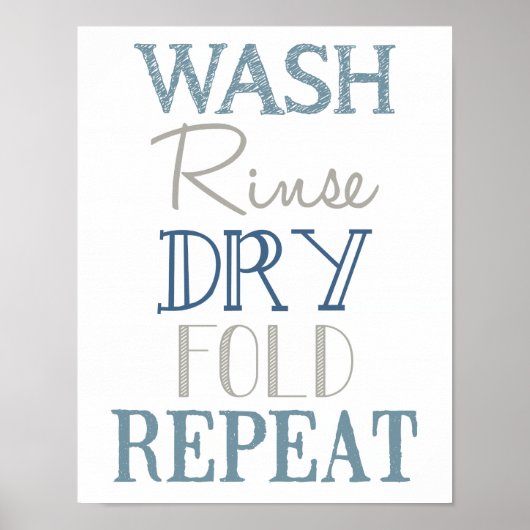 Poster wasruimte subway art (Voorkant)