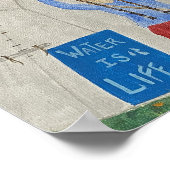 poster "Water is Life" (Hoek)