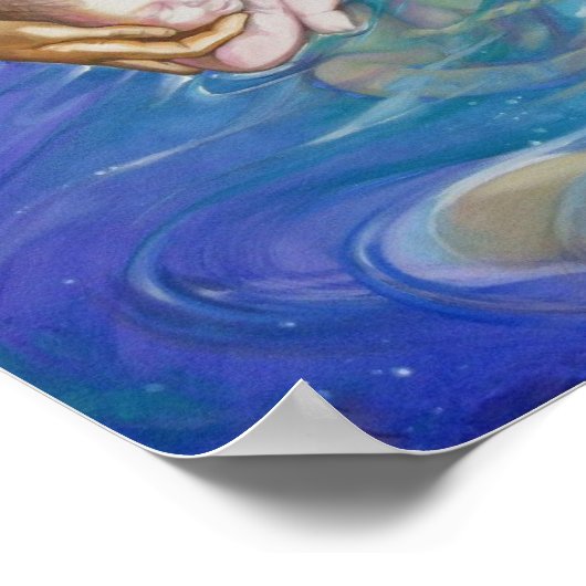 Poster watergeboorte (Hoek)