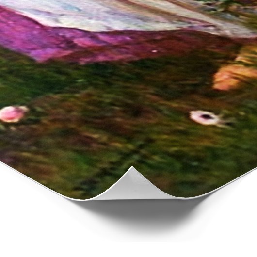 Poster waterhuisbloemen (Hoek)