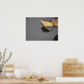 Poster waterlelies (Keuken)