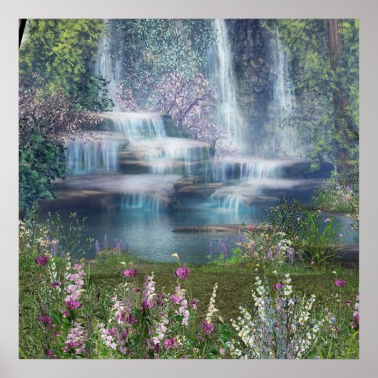 Poster waterval (Voorkant)