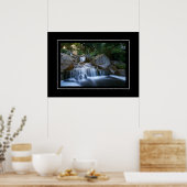 Poster Watervalscène (Keuken)