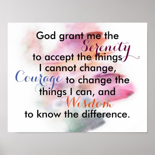 poster  waterverf (Voorkant)