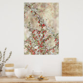 Poster waterverf Berries (Keuken)