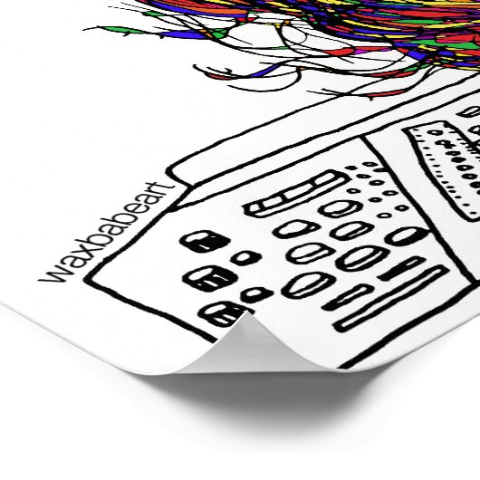 Poster Waxbabe Bassnectar Logo (Hoek)