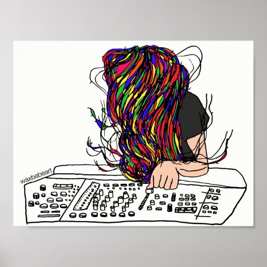 Poster Waxbabe Bassnectar Logo (Voorkant)