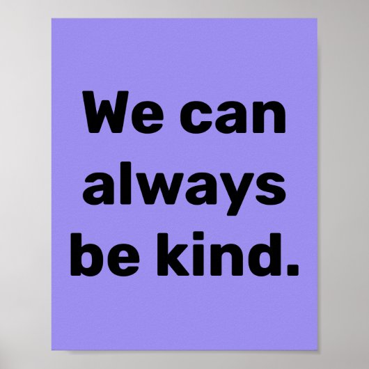 poster "We kunnen altijd aardig zijn" (Voorkant)