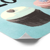 Poster "WE ZIJN CUPCAKE LOVERS" (Hoek)