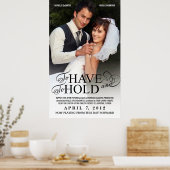 Poster Weddenfilm - Aangepast fotosjabloon (Keuken)