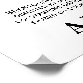 Poster Weddenfilm - Aangepast fotosjabloon (Hoek)