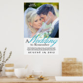 Poster Weddenfilm - Aangepast fotosjabloon (Keuken)