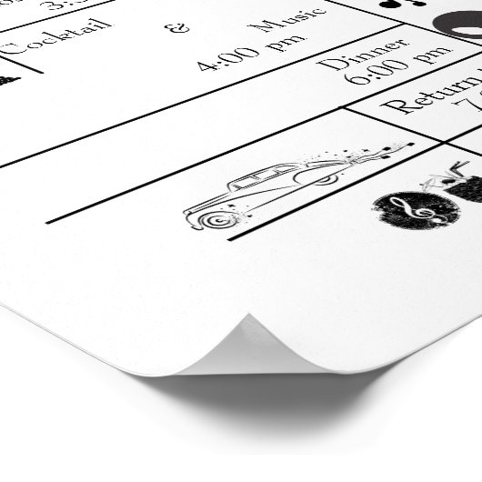 Poster Weddenprogramma (Hoek)