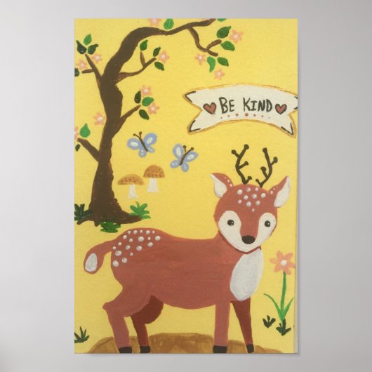 poster "Wees aardig" (Voorkant)