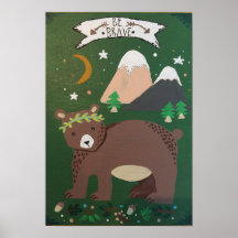 poster "Wees moedig"