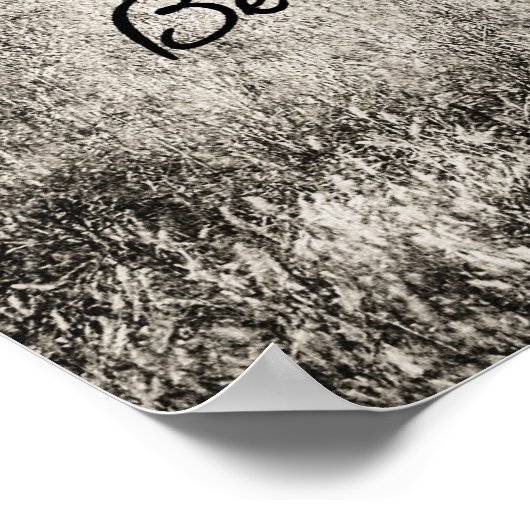 Poster-Wees stil en weet dat ik God ben Poster (Hoek)